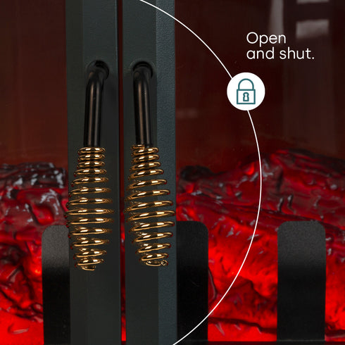 Chiswick Electric Fireplace - Black